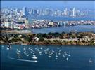 panama city from the sky